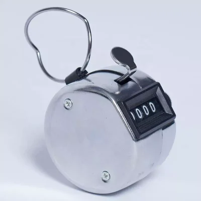 4-Digit Display Manual Mechanical Fish Click Counter