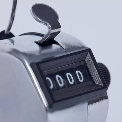 4-Digit Mechanical Fishing Clicker Counter Detailed