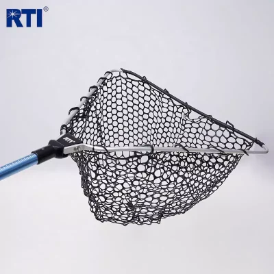 Aluminum Telescopic Fishing Net with Triangular Fishing Net