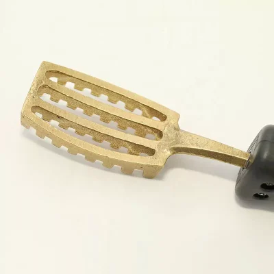 Back View of the Brass Blade Fish Scaler