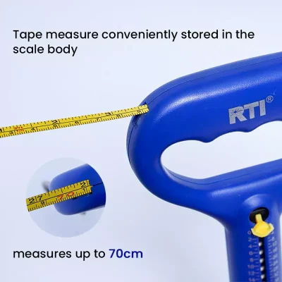 Built-In Tape Measure of Mechanical Spring Scale