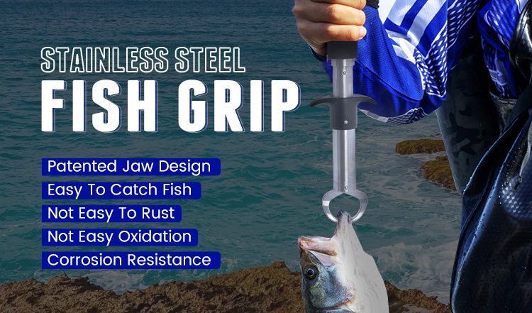 30LB Stainless Steel Fish Grip Product Description