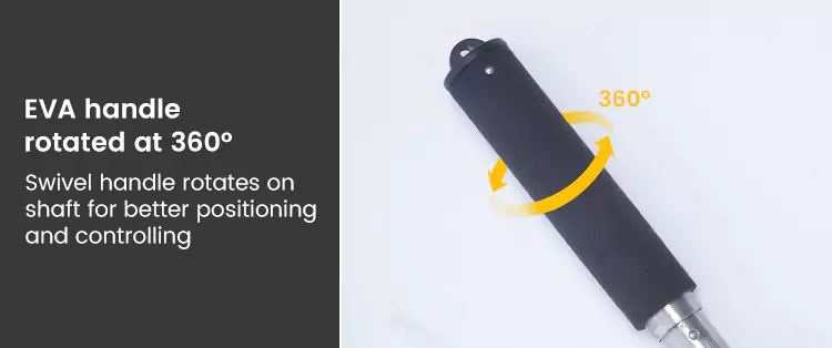 Eva Handle Rotated At 360 of 60LB Fish Gripper