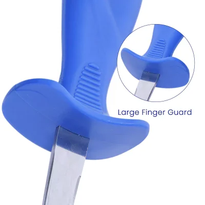 Large Finger Guard of Stainless Steel Clam Knife