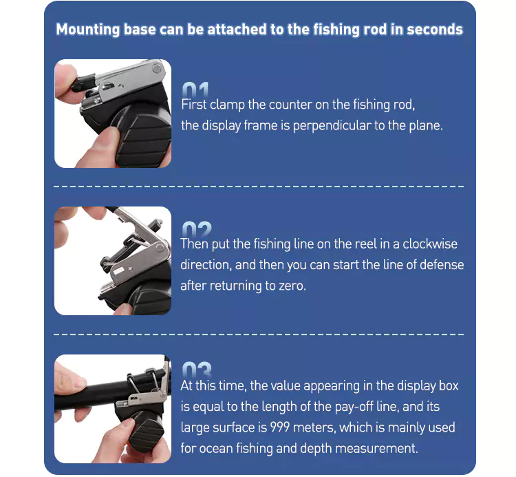 Mechanical Fishing Line Counter Installation Notes