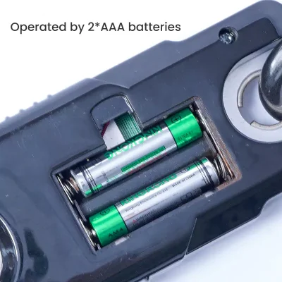 Operated by 2 AAA batteries of 660LB Fishing Scales