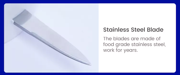 Stainless Steel Blade of 3.5 inch Clam Knife