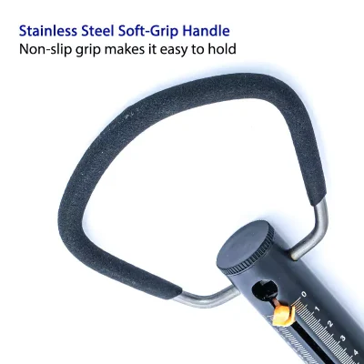 Stainless Steel Soft-Grip Handle of 25LB Mechanical Scale