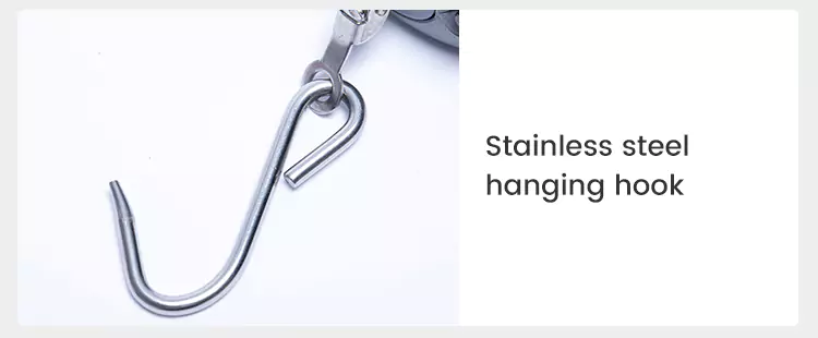 Stainless Steelhanging Hook of 60LB Portable Digital Fish Scale