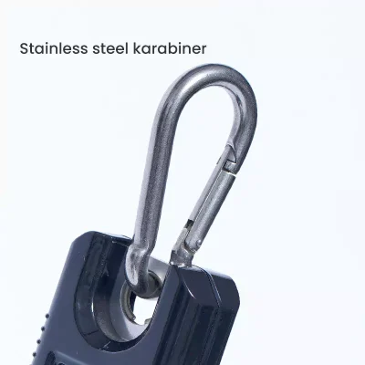 Stainless steel karabiner of 660 lbs Fishing Scales