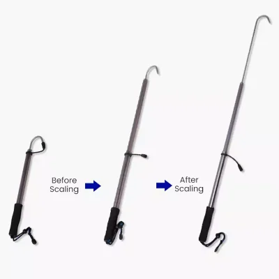 3-Section Shaft Telescopic Fishing Gaff