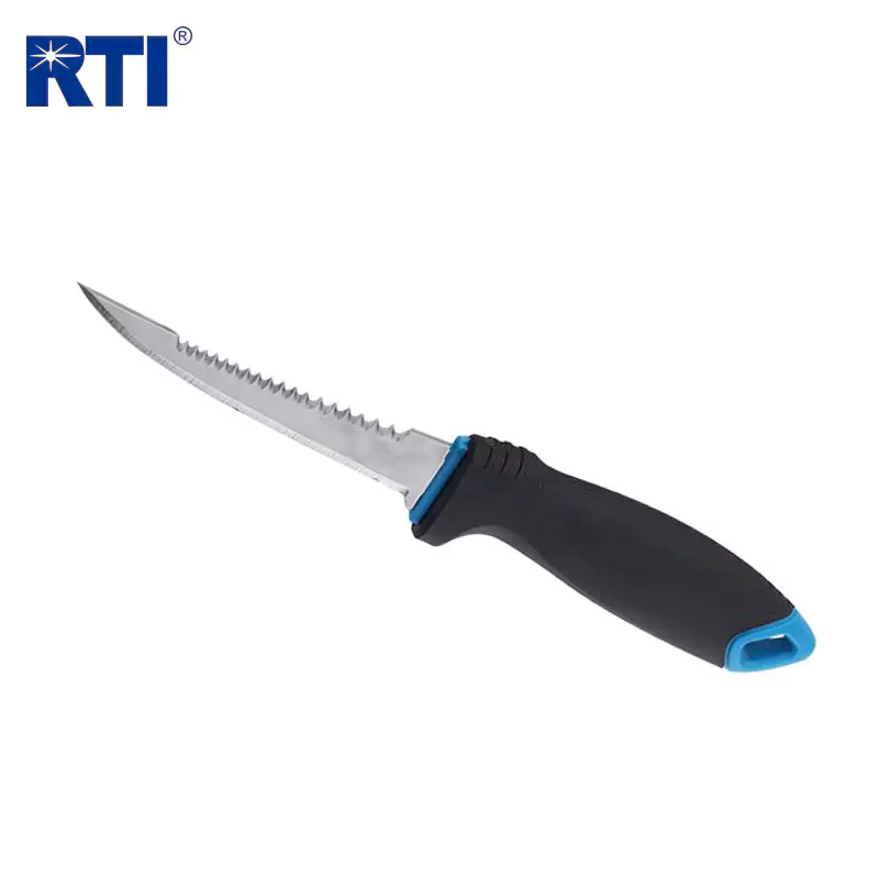 4 Inch Stainless Steel Serrated Blade Fillet Knife for Fish