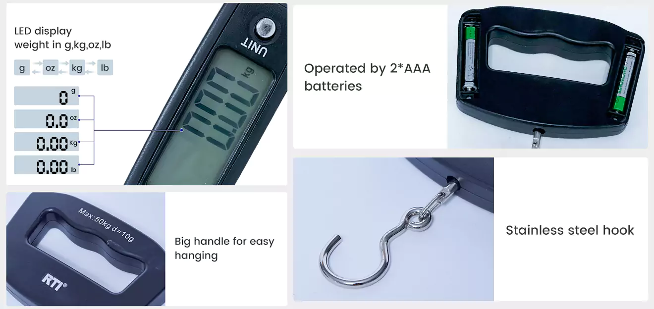 50KG Digital Fish Scale Product Advantages