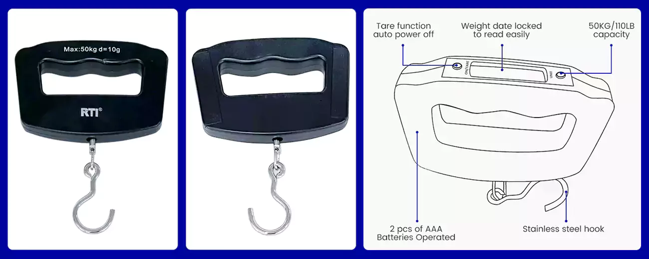 50KG Digital Fish Scale Product Display
