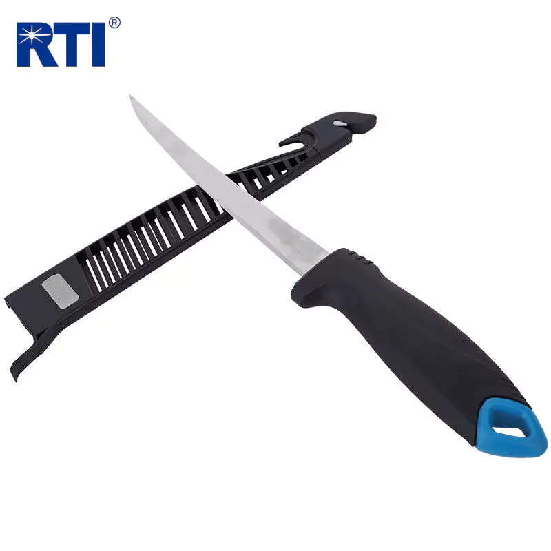 6-Inch Stainless Steel Fishing Fillet Knife with Patented Sheath