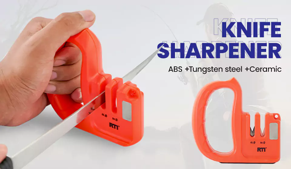 ABS Handle 2-Stage Knife Sharpener Product Description