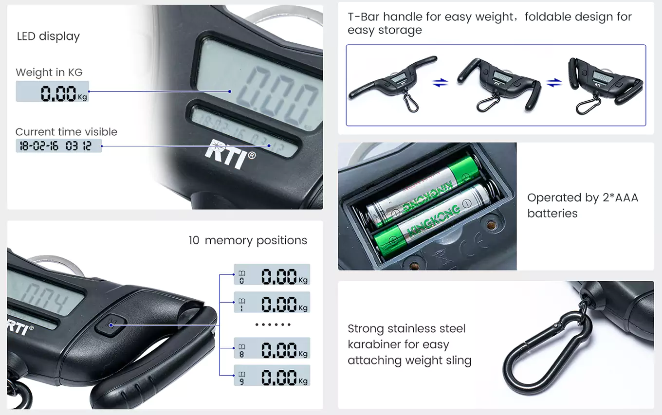 Advantages of the 110lb Folding Digital Fish Scale