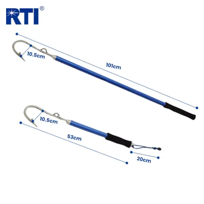 Aluminum Tube Fish Gaff Product Size