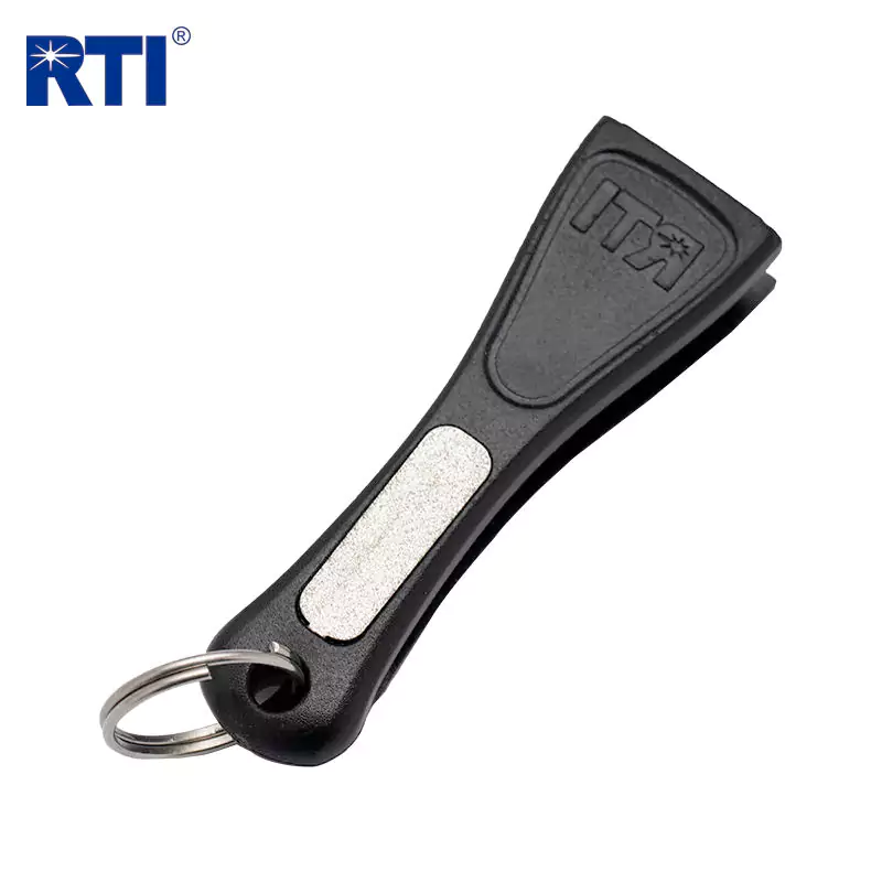 Black Fishing Line Ceramic Clipper with Hook Sharpener