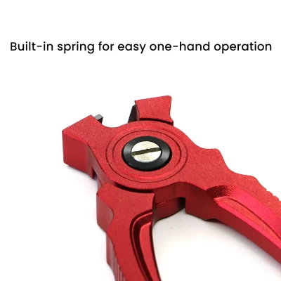 Built-in spring of Aluminum Fishing Line Clipper