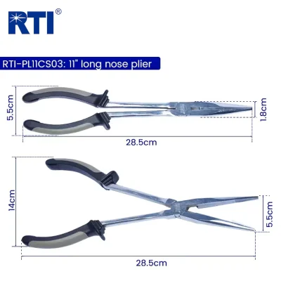 Carbon Steel 11 Inch Long Nose Pliers Product Dimensions