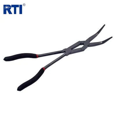 Carbon Steel 45 Degree Crucible Tongs Tools Fishing Pliers