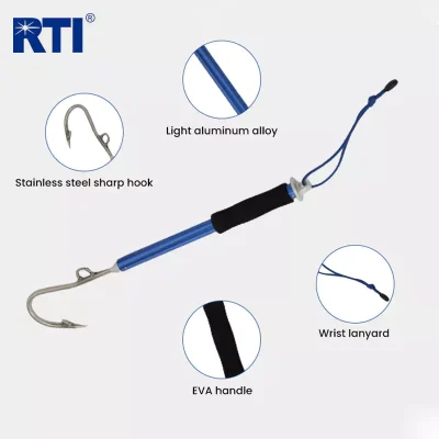 Components of Aluminum Tube Fish Gaff