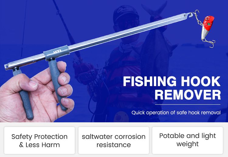 Product Description of 9" Stainless Steel Fish Hook Remover