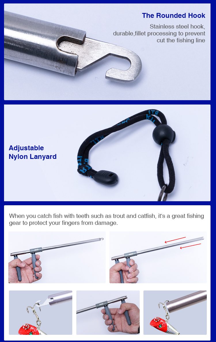 Advantages of 9'' Stainless Steel Fish Hook Remover