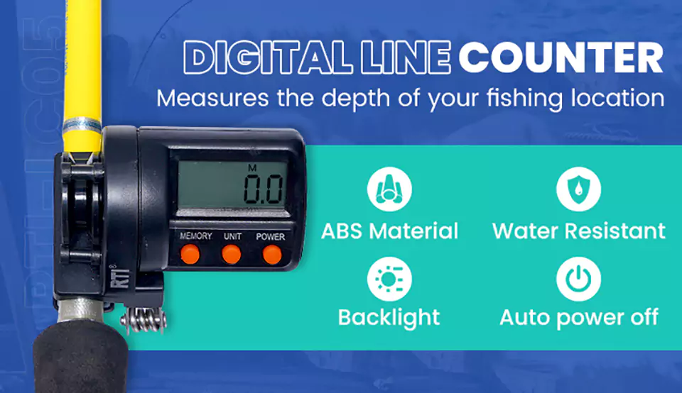 Digital Casting Rod Line Counter Product Description