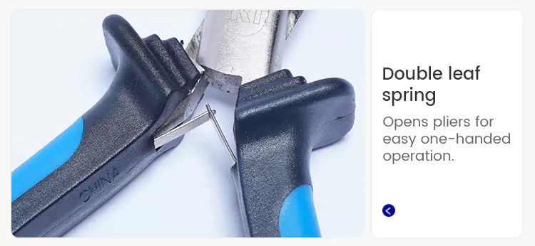 Double Leaf Spring for 6.5 Inch Carbon Steel Fishing Pliers