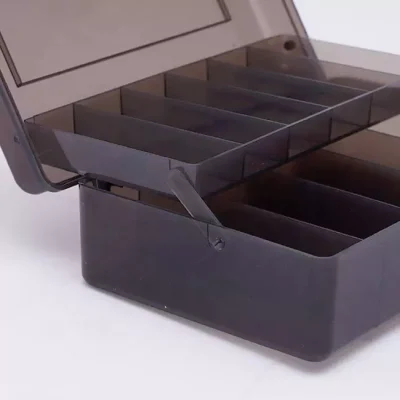 Double Sided Compartment Design of Transparent PP Plastic Fishing Tackle Box