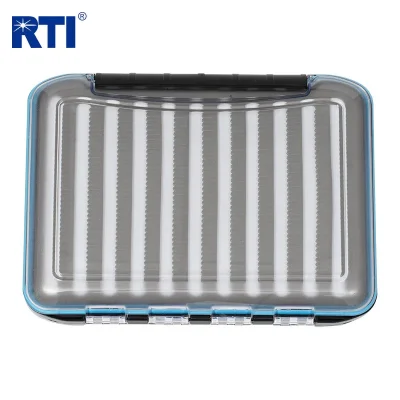 Double Sided Compartments PP Plastic Fishing Tackle Case
