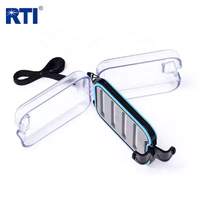 Double Sided Transparent Plastic Mini Fishing Lure Box