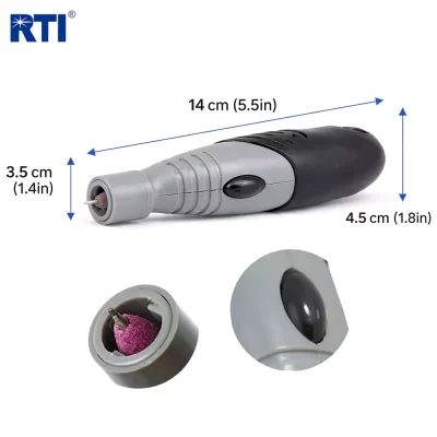 Electric Fish Hook Sharpener Product Size
