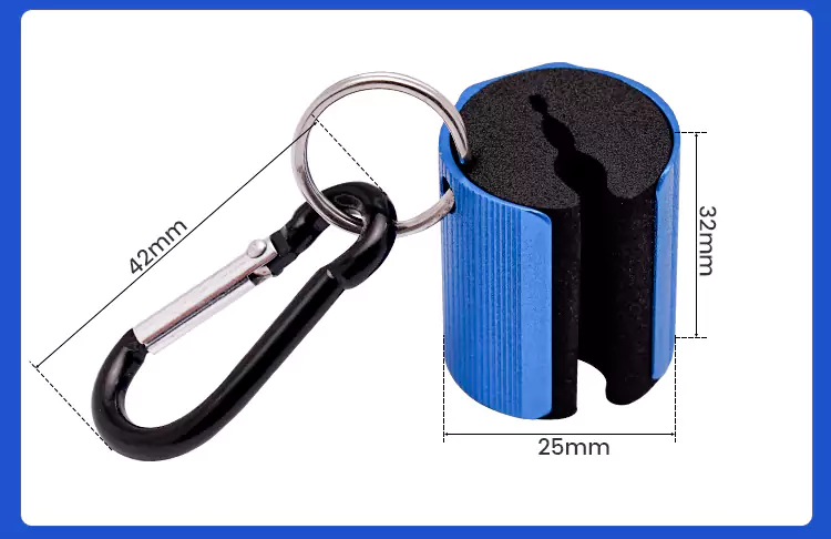 Wholesale Portable Fishing Rod Constrainer with Carabiner - RTI