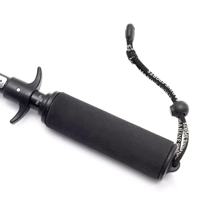 Folded Hand Fishing Net with PVC Handle and Lanyard