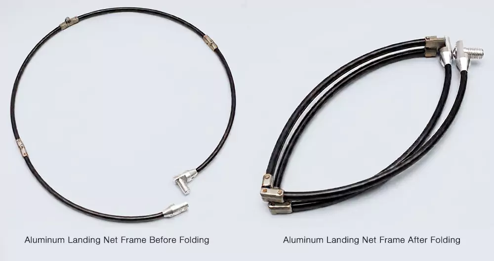 Four-Fold Design of Aluminum Landing Net Frame
