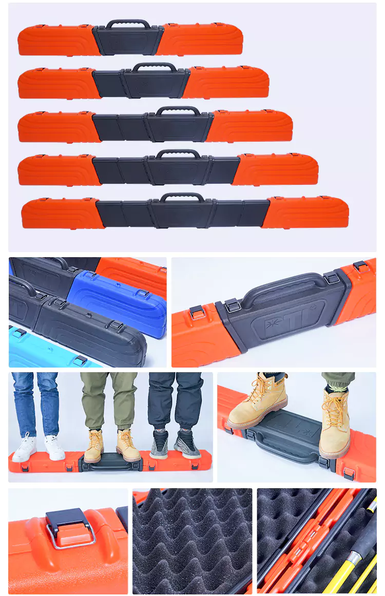 HDPE Plastic Fishing Rod Carrying Case