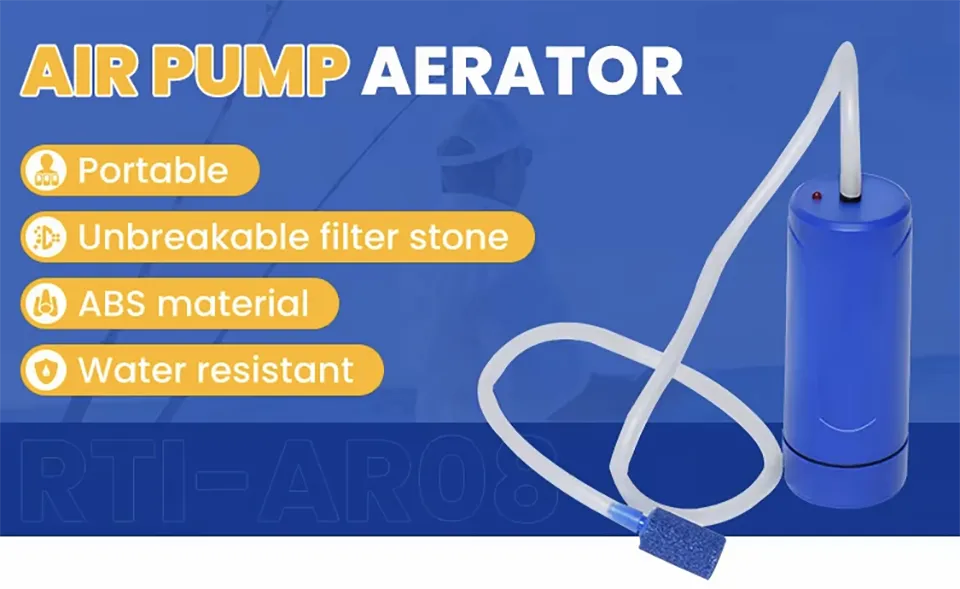 Large Power Portable Fish Aerator Product Description