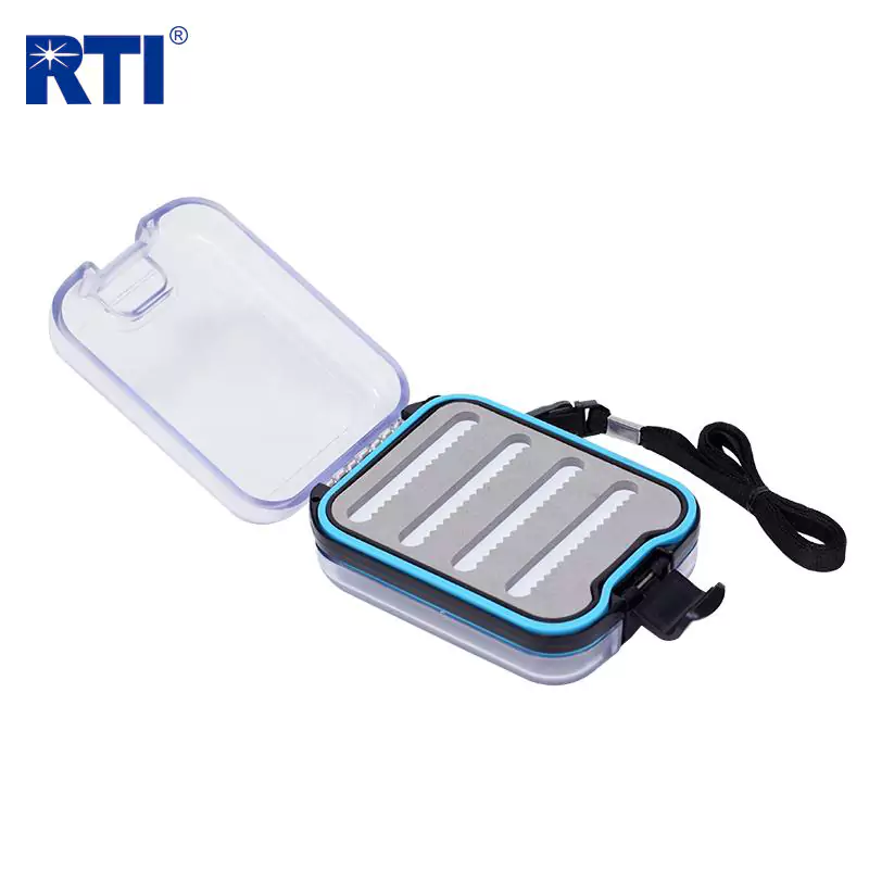 Mini Transparent Double Sided Plastic Fishing Lure Box