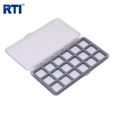 PP Material 18 Compartments Magnetic Fish Hook Storage Box