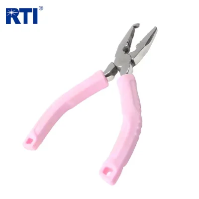 Pink 5.5 Inch Stainless Steel Split Ring Plier