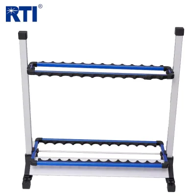 Portable Aluminum 24 24 Fishing Rod Holder Rack