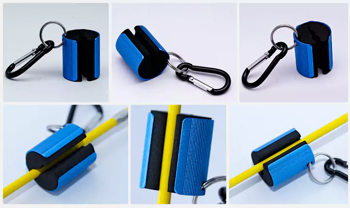 Wholesale Portable Fishing Rod Constrainer with Carabiner - RTI