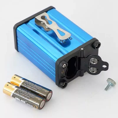 Powered by 2pcs batteries Aluminum Aerator