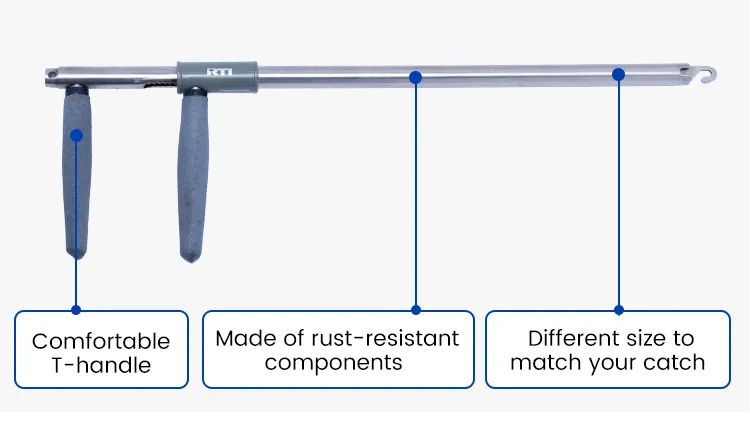 Product Details for 9 inch Fish Hook Remover