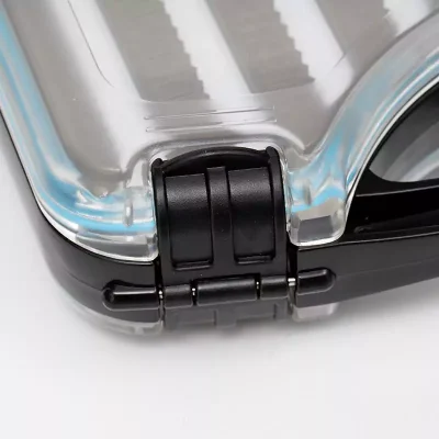 Secure Dual Latch System of Double Side Fishing Bait Lure Storage Boxes