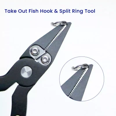 Split Ring Tool of 37g Mini Aluminum Fishing Pliers