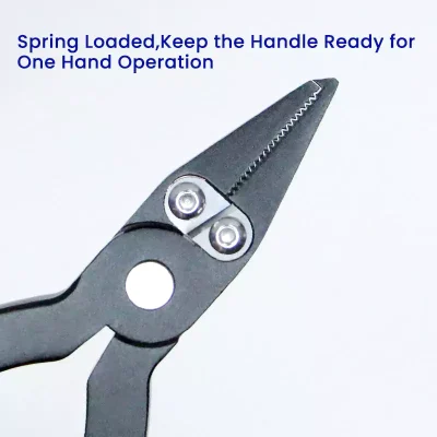 Spring Loaded of 37g Mini Aluminum Fishing Pliers